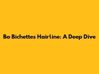 Bo Bichette's Hairline: A Deep Dive