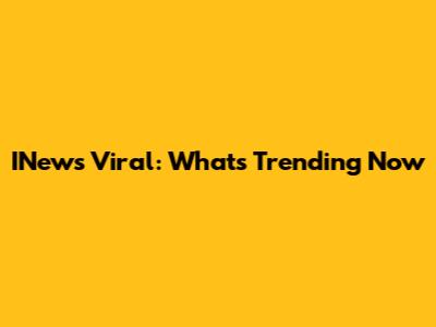 INews Viral: What's Trending Now